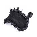 Black Lace-Satin Blindfold