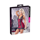 Red Lingerie Dress with Lace Cups