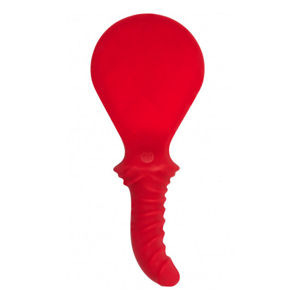 Fun Factory Bend Over Silicone Paddle with Dildo - Red