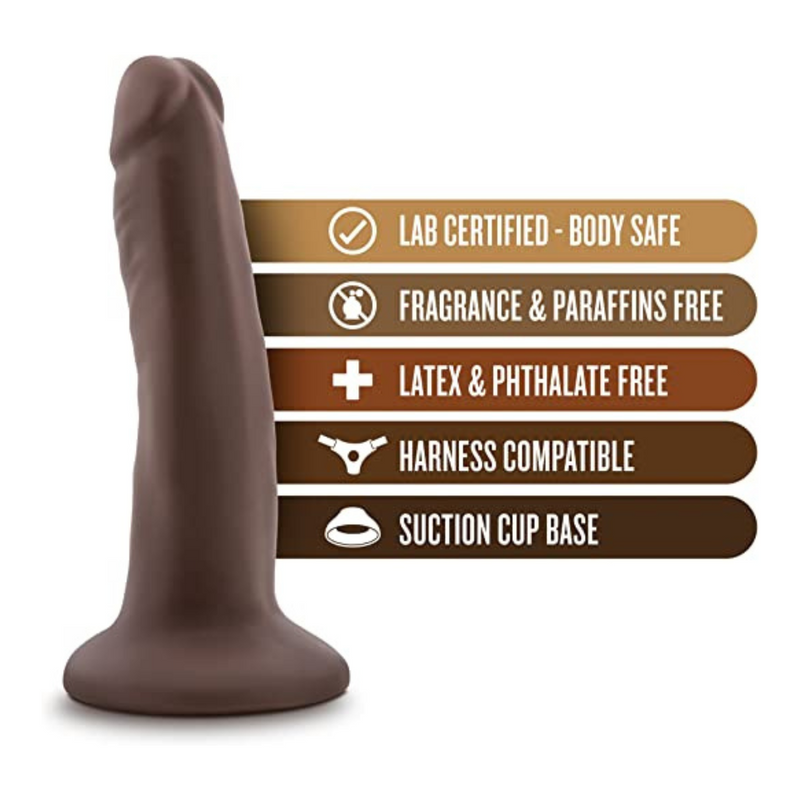Dr Skin Dildo Brown 14cm
