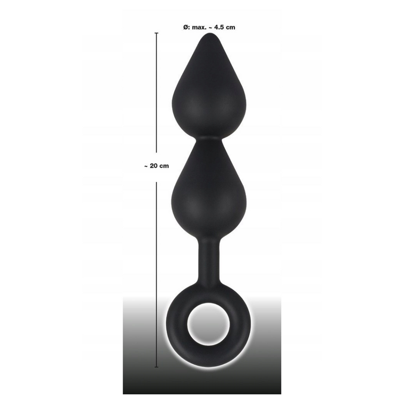 Black Velvets Double Anal Plug