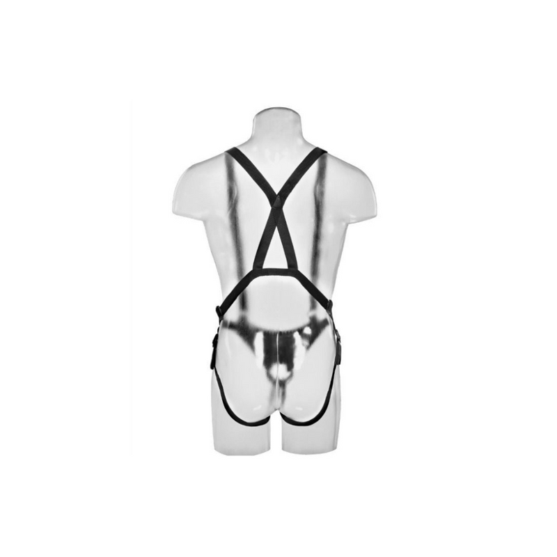 King Cock Hollow Strap-on Dildo With Harness - Skin