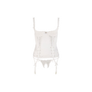 Sensual White Satin Corset