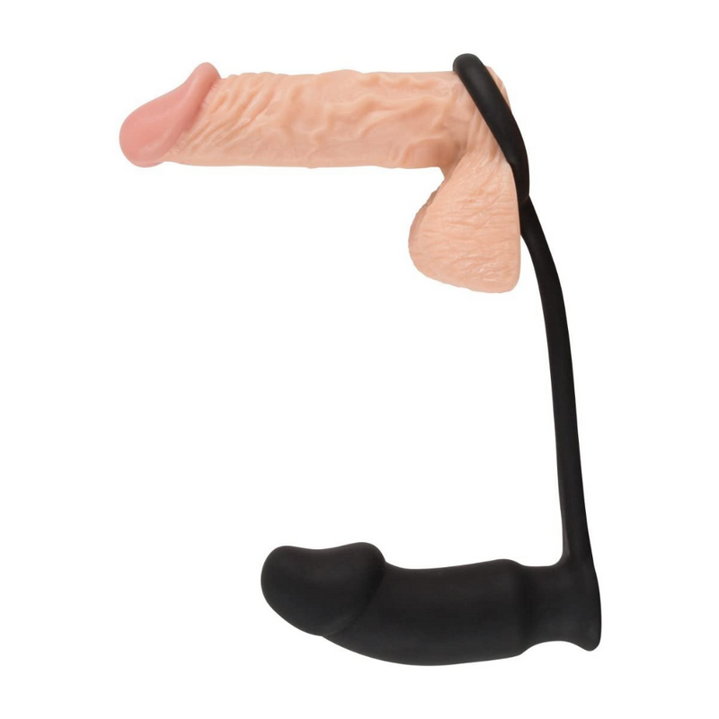 Silicone Ring with Vibrating Plug