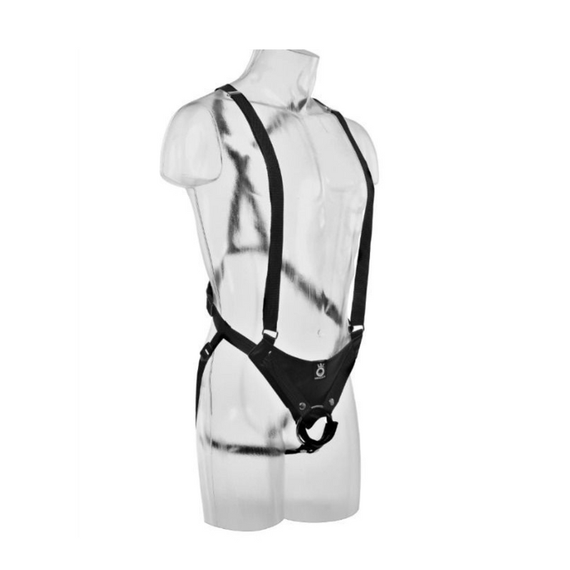 King Cock Hollow Strap-on Dildo With Harness - Skin
