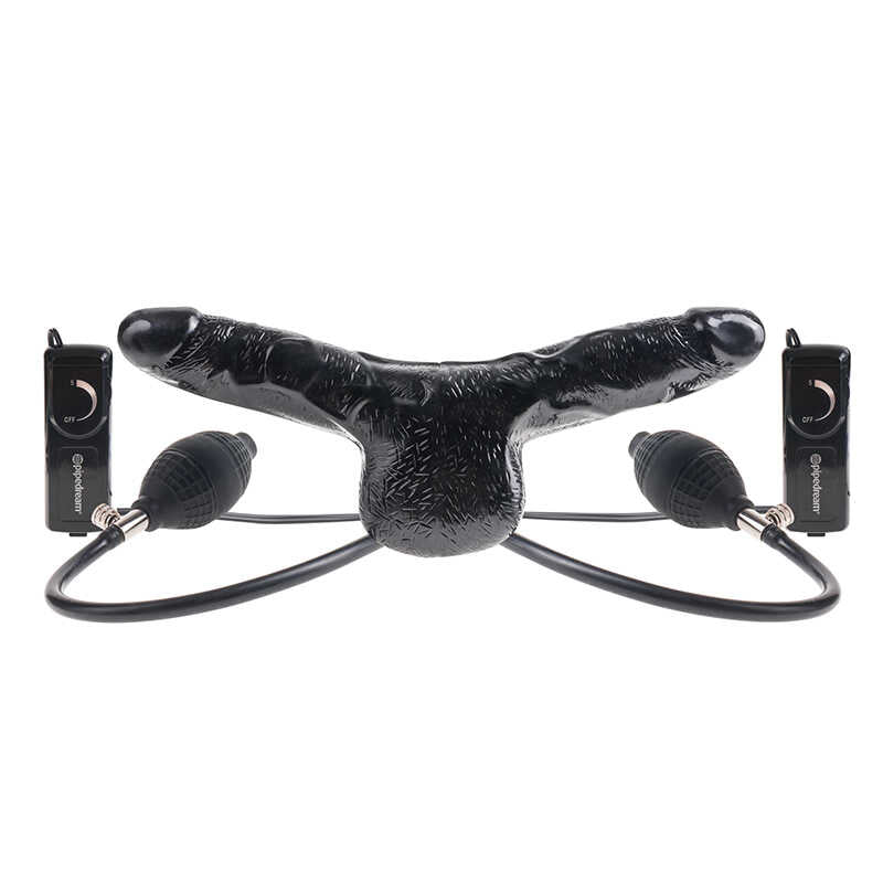 Inflatable Vibrating Double Delight