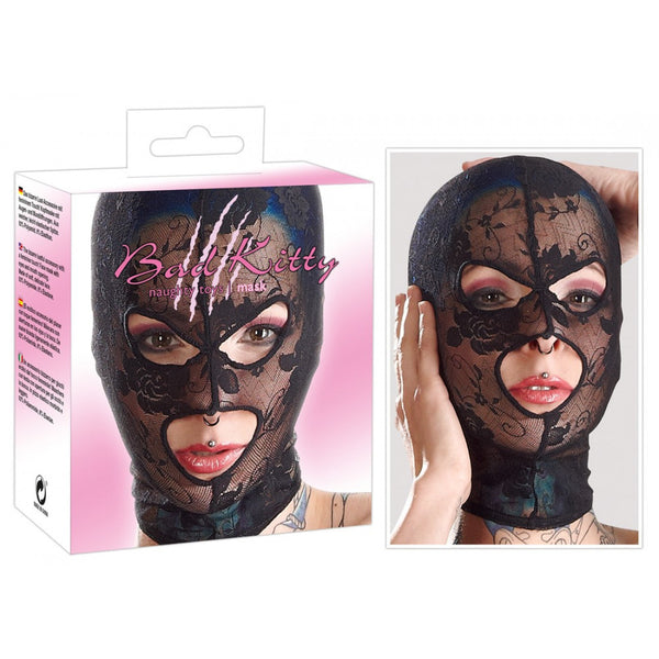 Lace mask - hood with Eye and Mouth Openings