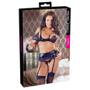 Allurig Wetlook-Lace Lingerie Set