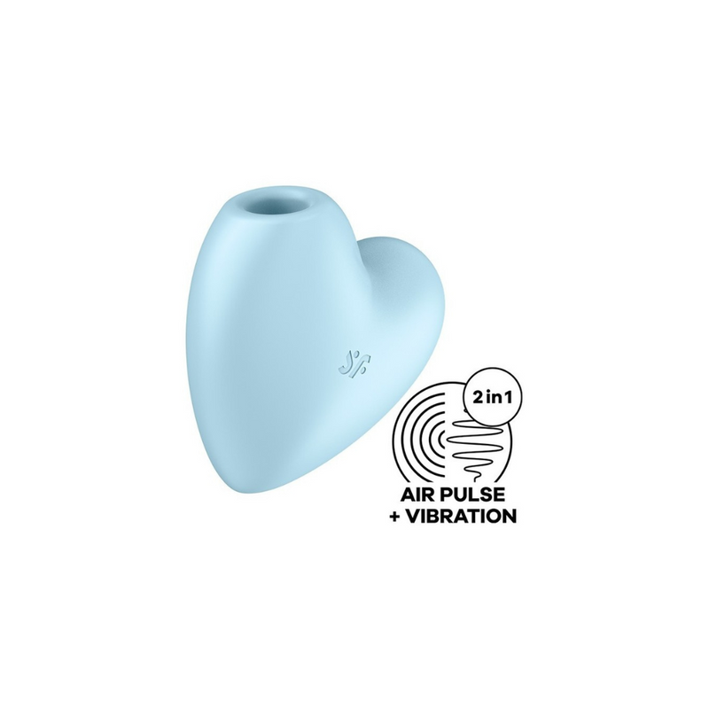 Satisfyer Cutie Heart Air Pulse Vibrator Light Blue