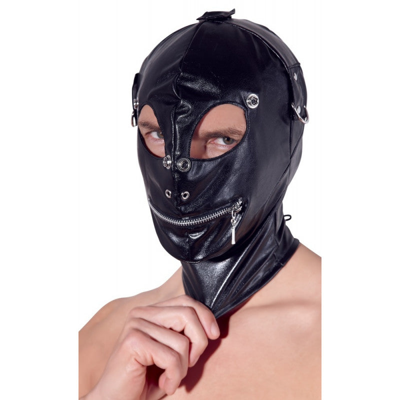 Full Head Leather Mask