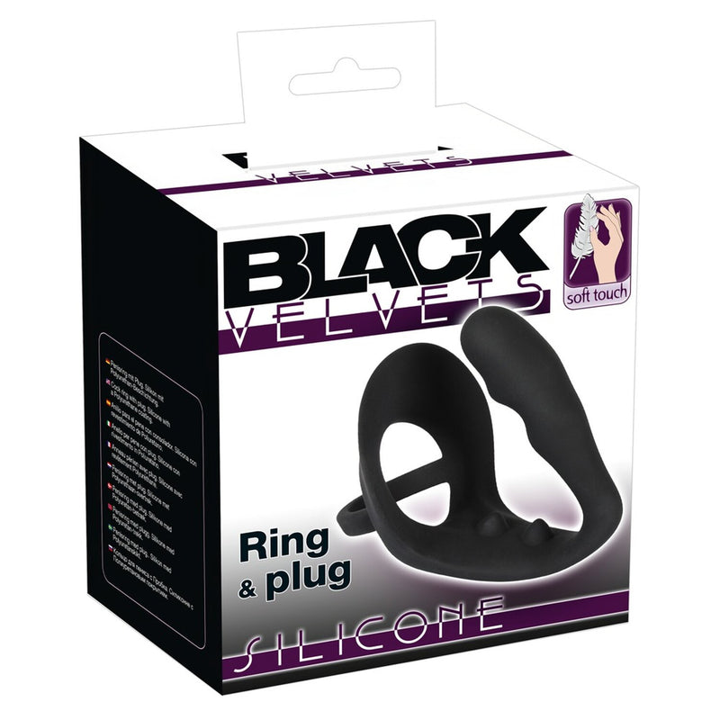 Black Velvet Ring and Plug