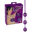 Trio Purple Velvet Balls